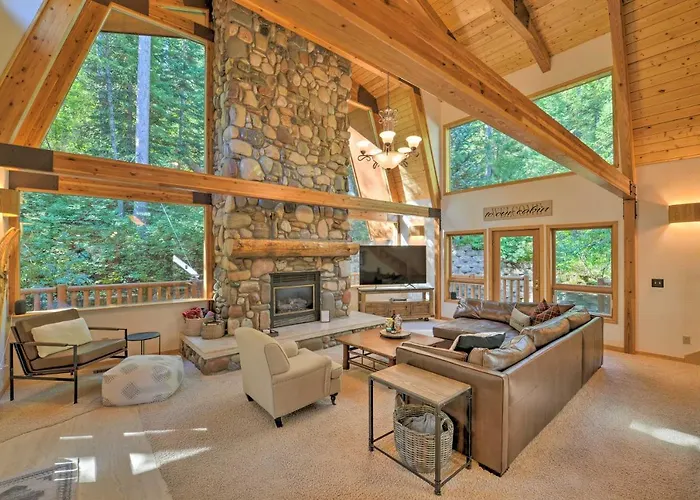 Holiday home 'wild Huckleberry Cabin' In Alpine: Fire Pit, Deck
