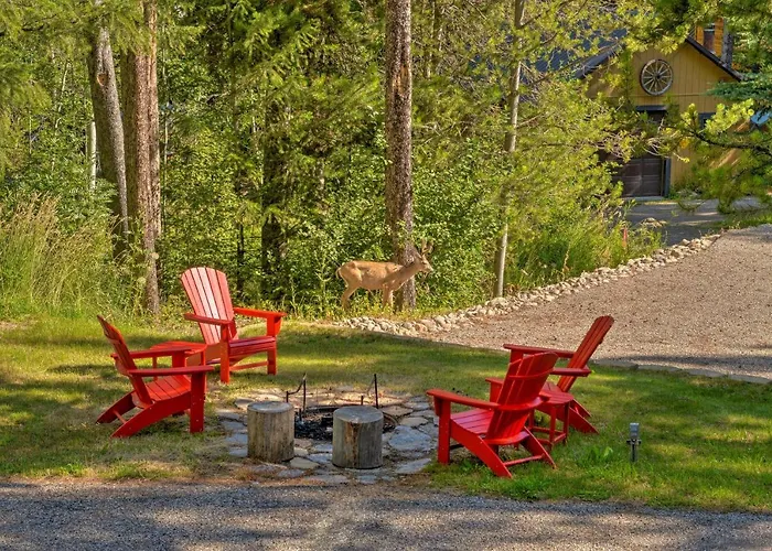 Holiday home 'wild Huckleberry Cabin' In Alpine: Fire Pit, Deck Alpine